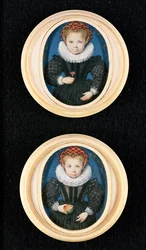 Dos niñas pequeñas, 1590